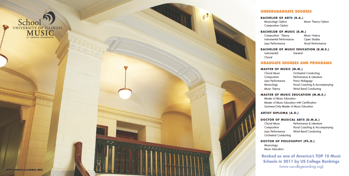 伊利诺大学的音乐学院University ofIllinois–Urbana-Champaign